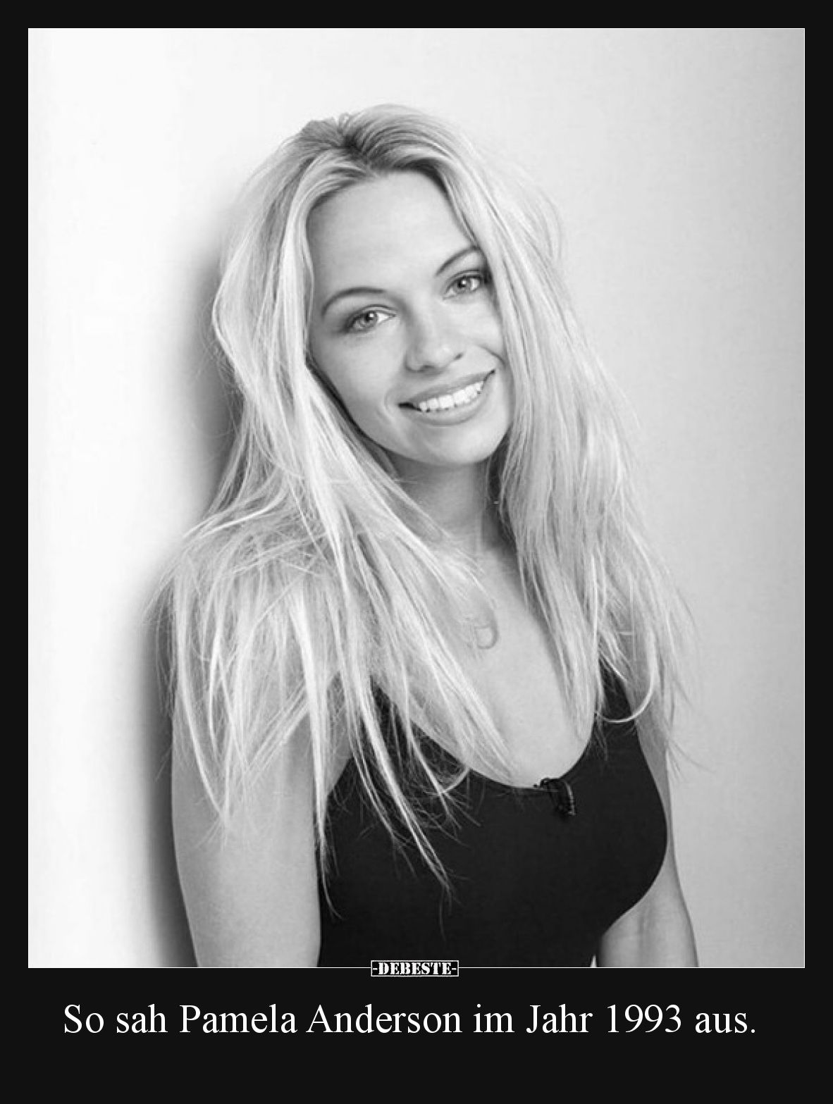 So sah Pamela Anderson im Jahr 1993 aus.