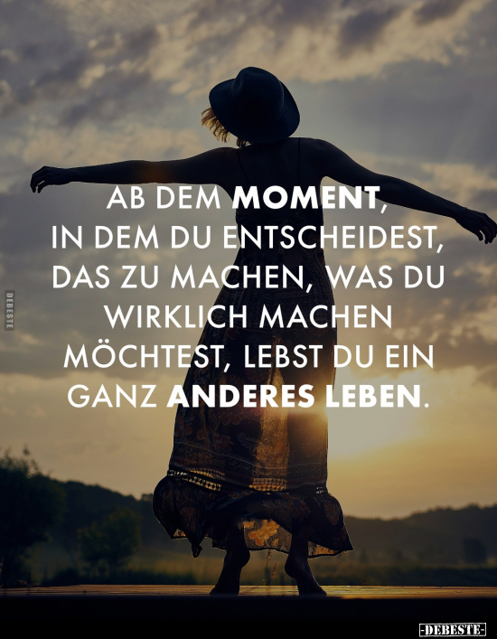 Ab dem Moment, in dem du entscheidest.. - Lustige Bilder | DEBESTE.de