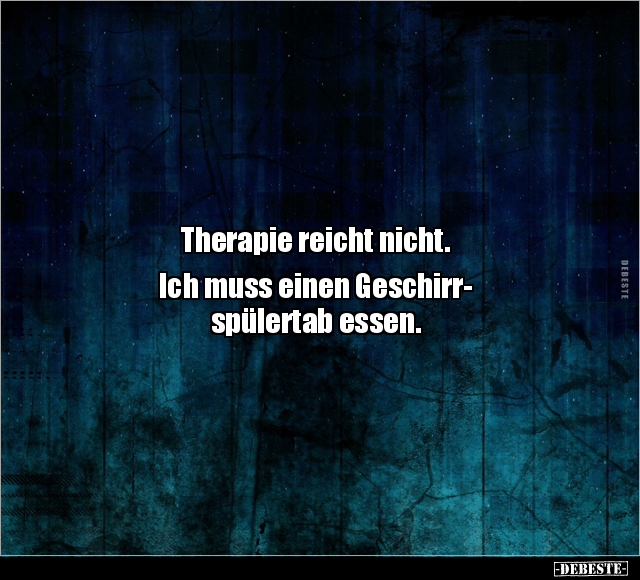 Therapie reicht nicht.. - Lustige Bilder | DEBESTE.de