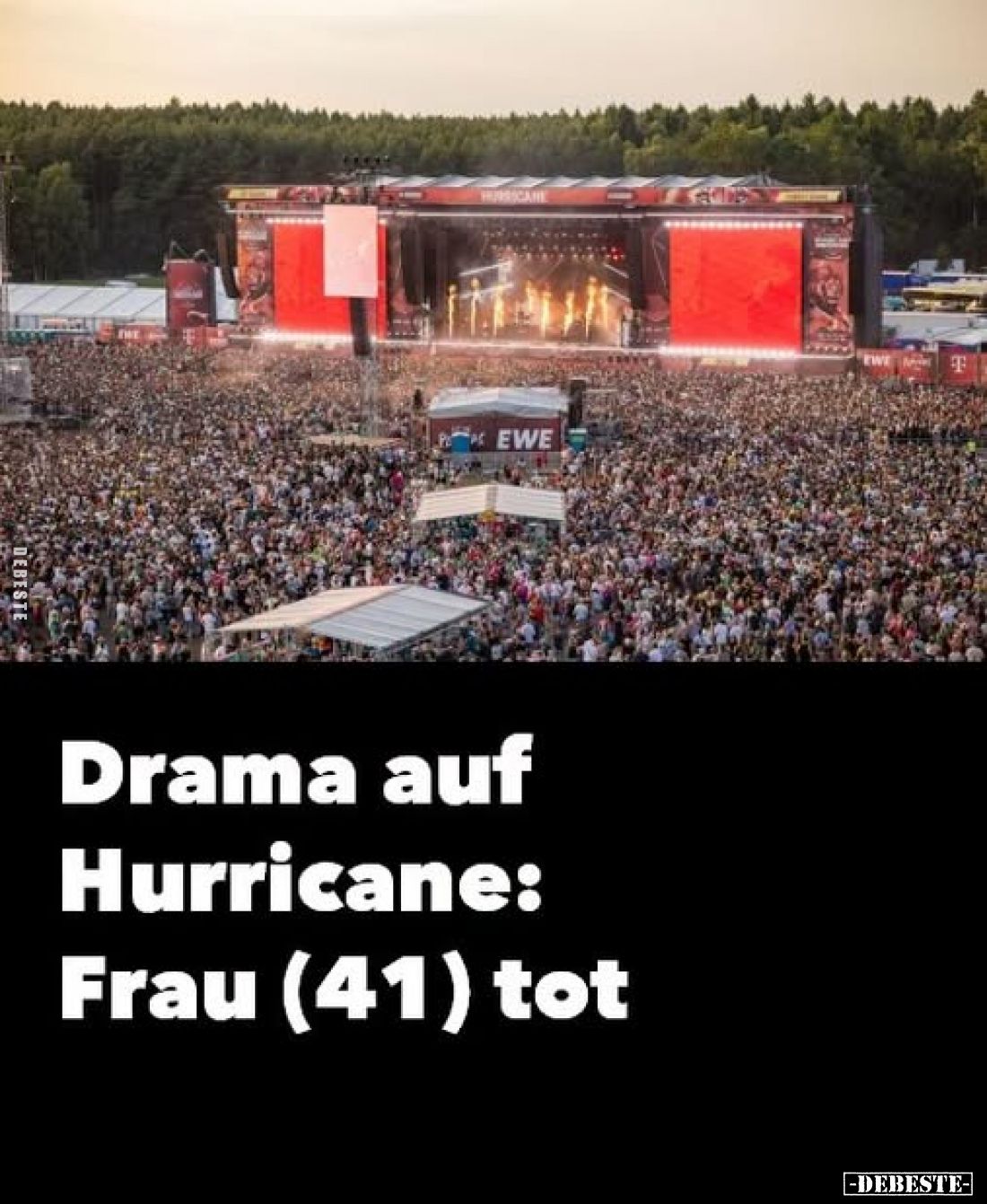 Drama auf Hurricane: Frau (41) tot