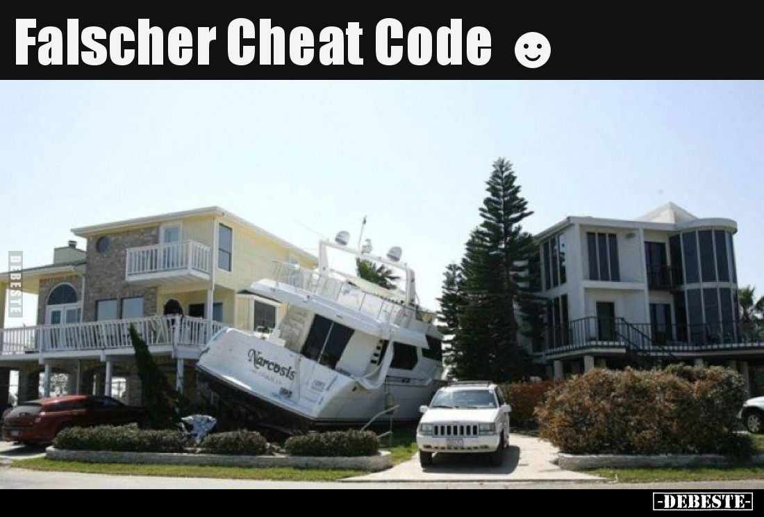 Falscher Cheat Code.