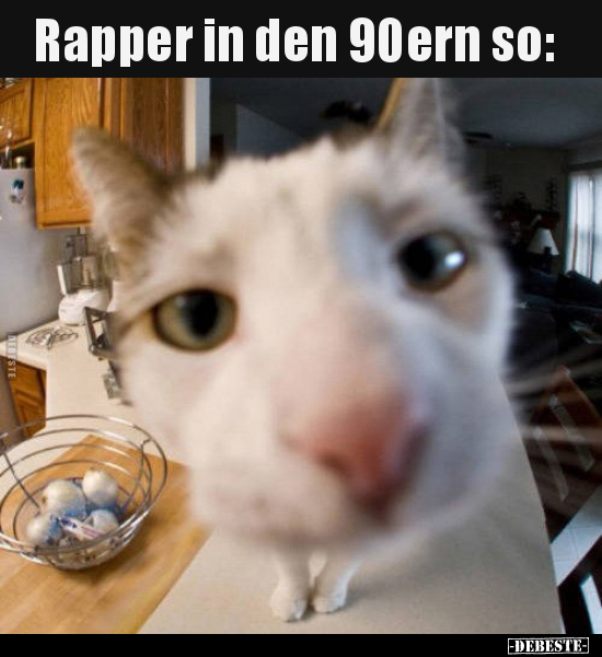 Rapper in den 90ern so: