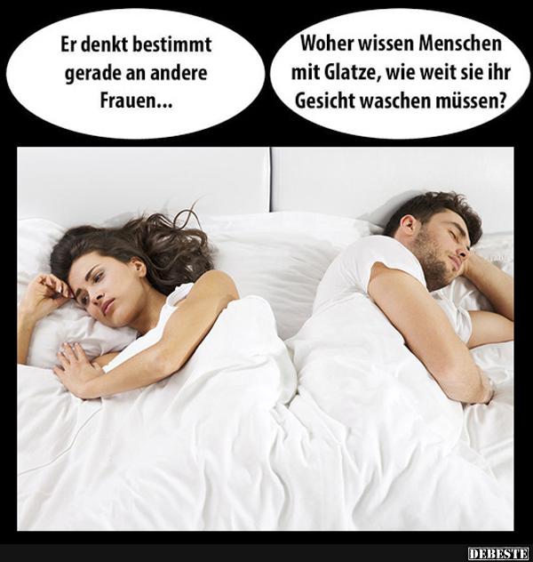 Er denkt bestimmt gerade an andere Frauen.. - Lustige Bilder | DEBESTE.de