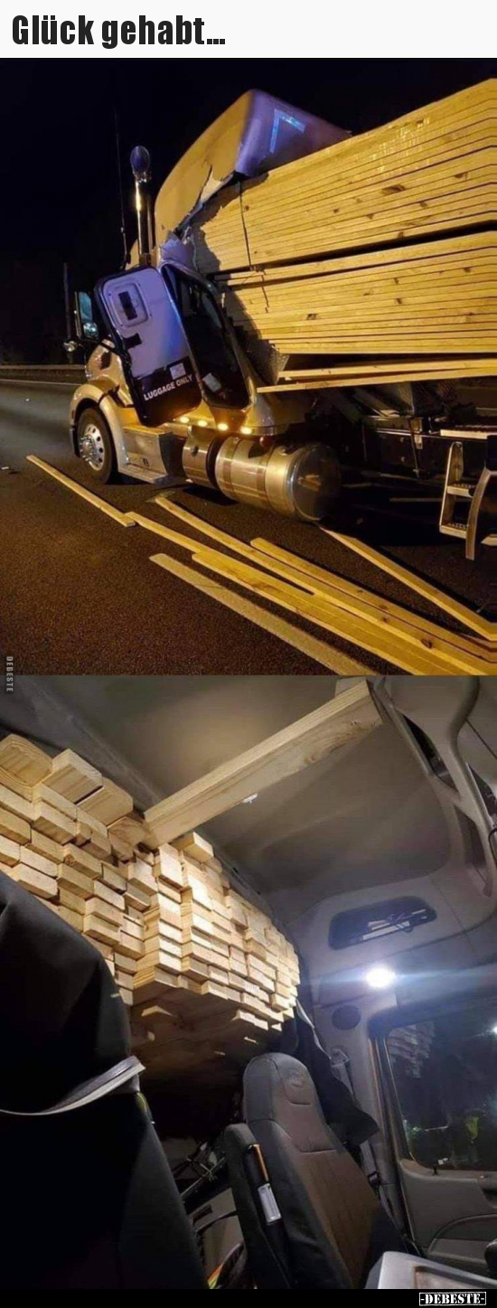 Glück gehabt...