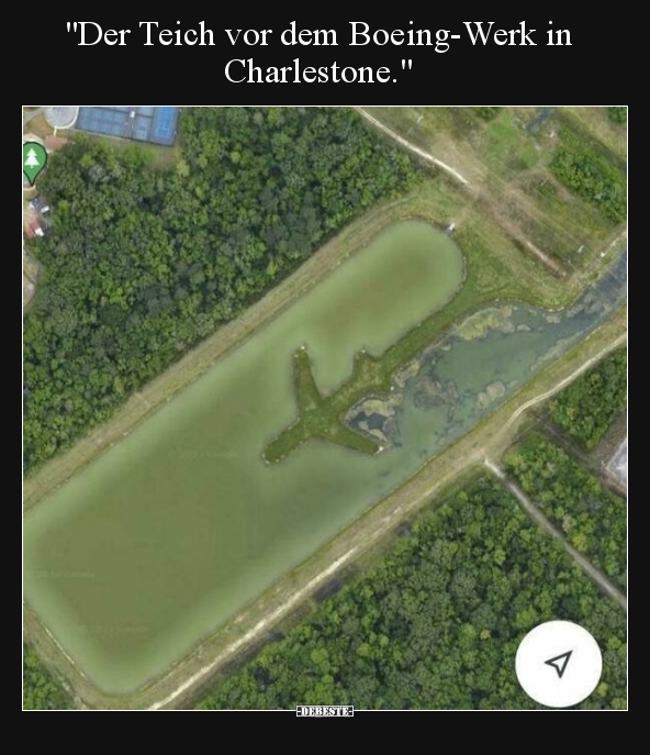 "Der Teich vor dem Boeing-Werk in Charlestone.".. - Lustige Bilder | DEBESTE.de