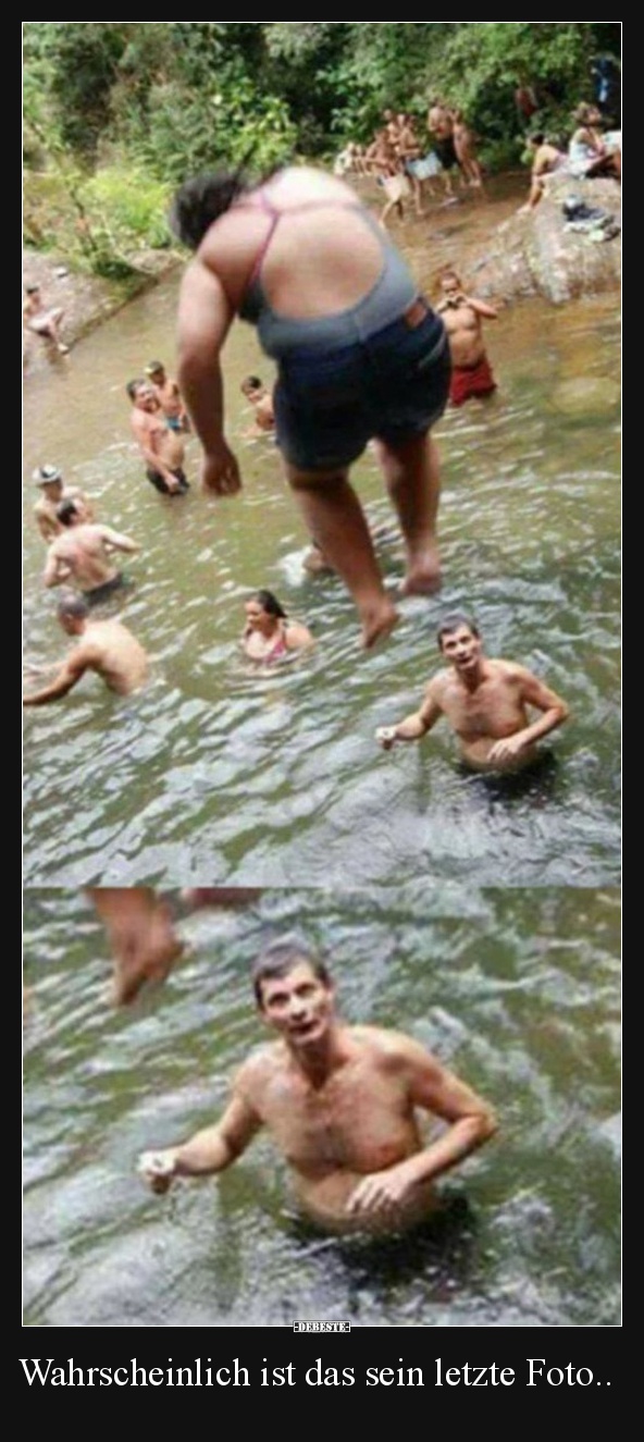 Wahrscheinlich ist das sein letzte Foto..