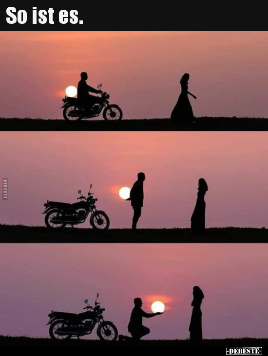 So ist es.