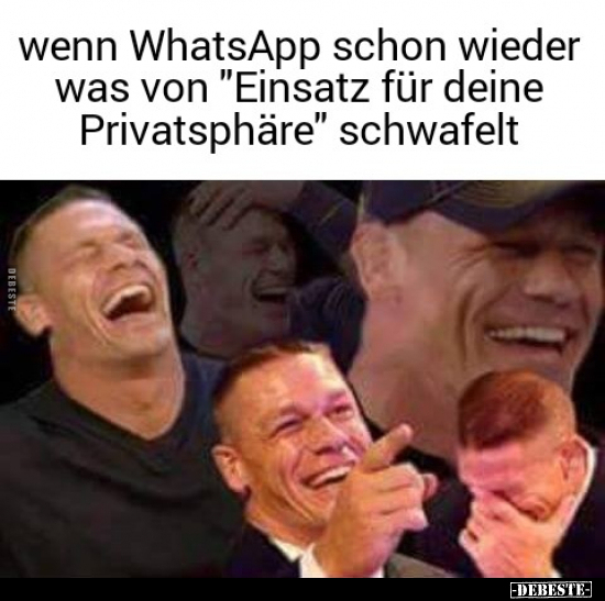 Wenn WhatsApp schon wieder was von "Einsatz für deine.." - Lustige Bilder | DEBESTE.de