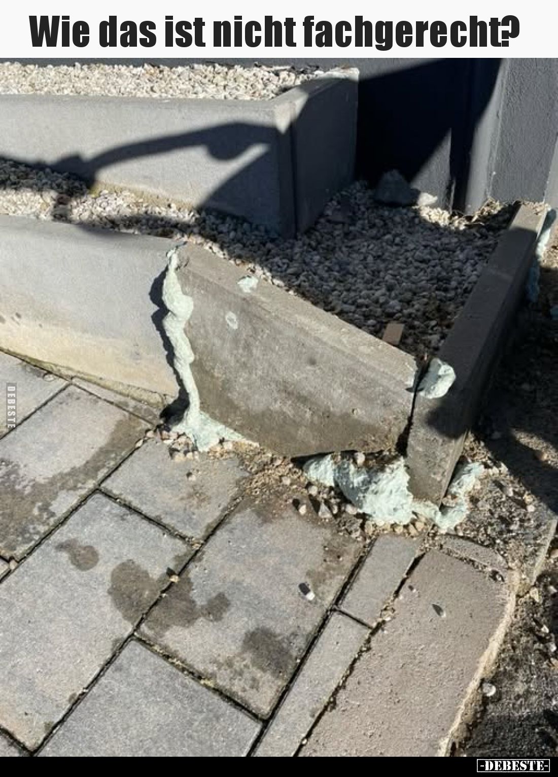 Wie das ist nicht fachgerecht ?