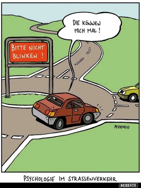 Psychologie im Strassenverkehr.. - Lustige Bilder | DEBESTE.de