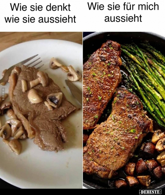 Wie sie denkt wie sie aussieht..