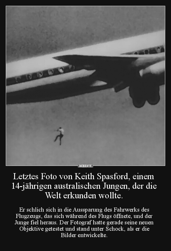 Letztes Foto von Keith Spasford, einem 14-jährigen.. - Lustige Bilder | DEBESTE.de