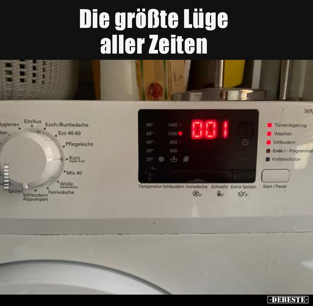 Die größte Lüge aller Zeiten.