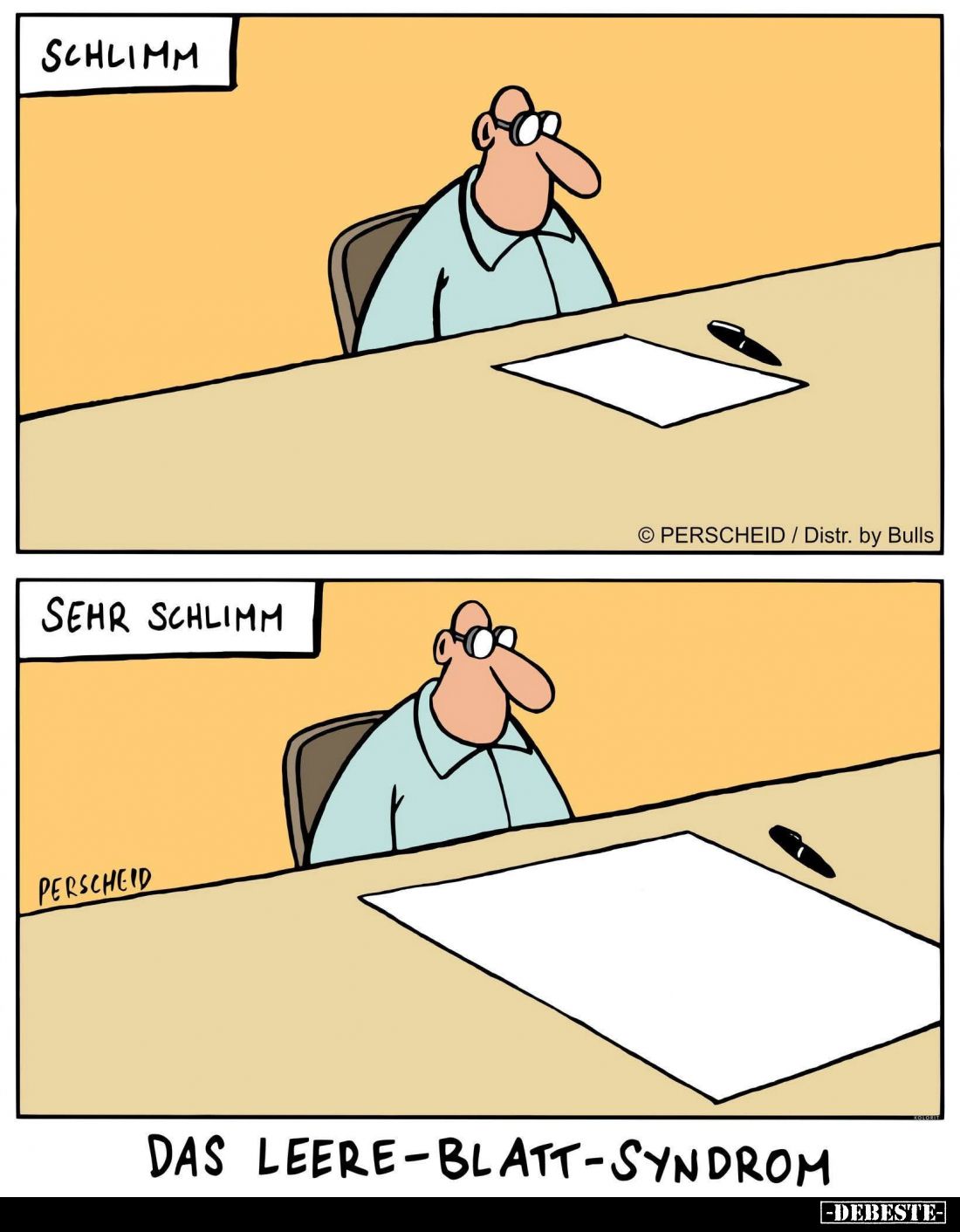 Das Leere-Blatt-Syndrom.