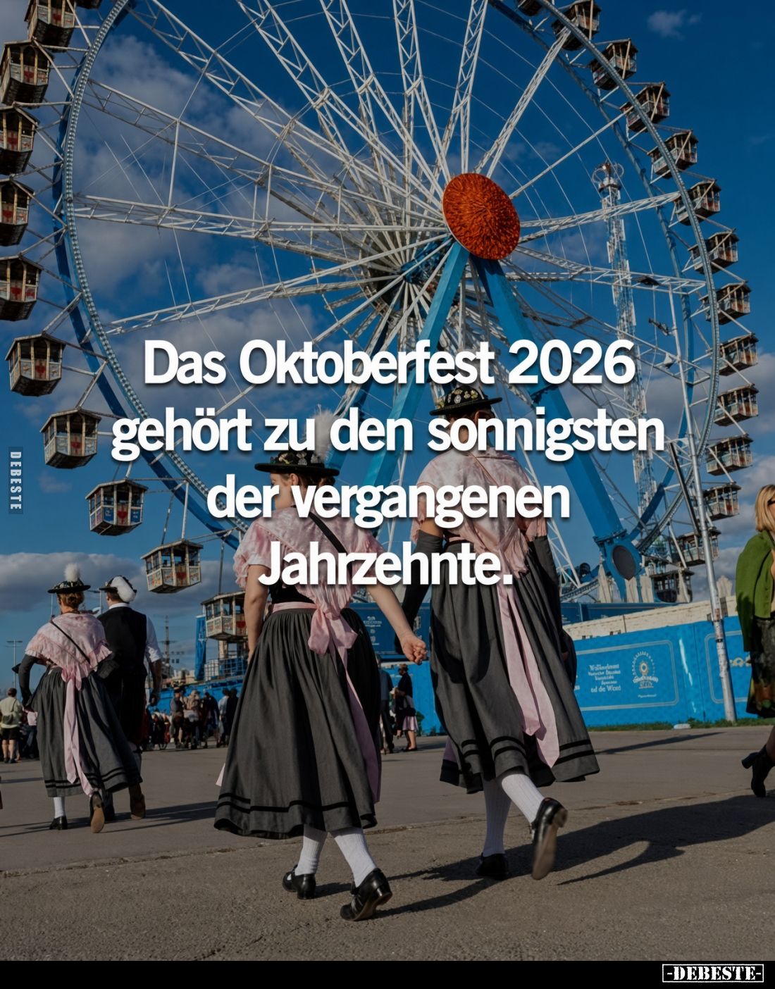 Das Oktoberfest 2026 gehört zu den sonnigsten.. - Lustige Bilder | DEBESTE.de