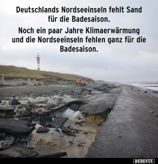 Deutschlands Nordseeinseln fehlt Sand für die.. - Lustige Bilder | DEBESTE.de