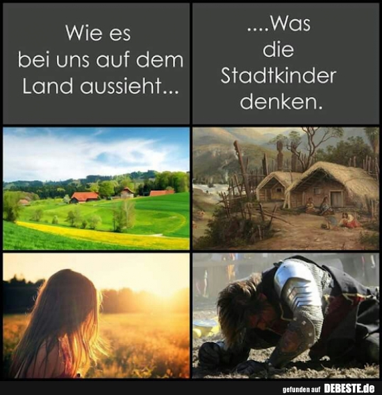 Wie es bei uns auf dem Land aussieht...