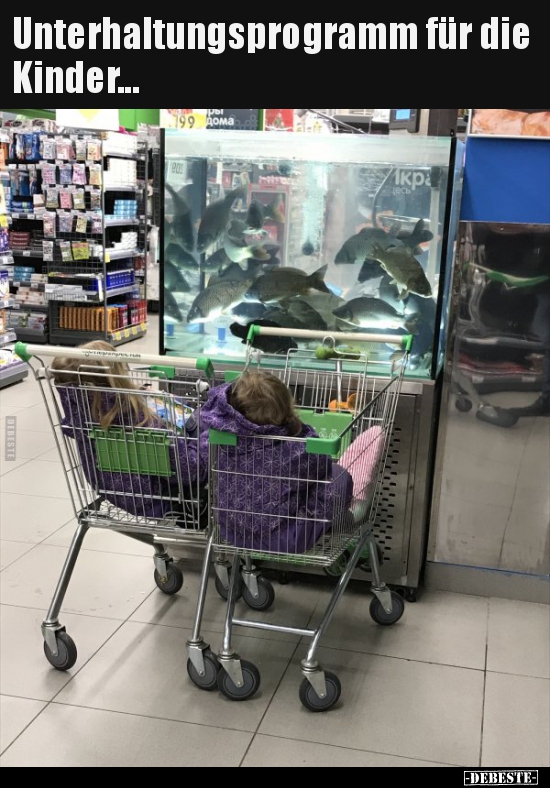 Unterhaltungsprogramm für die Kinder...