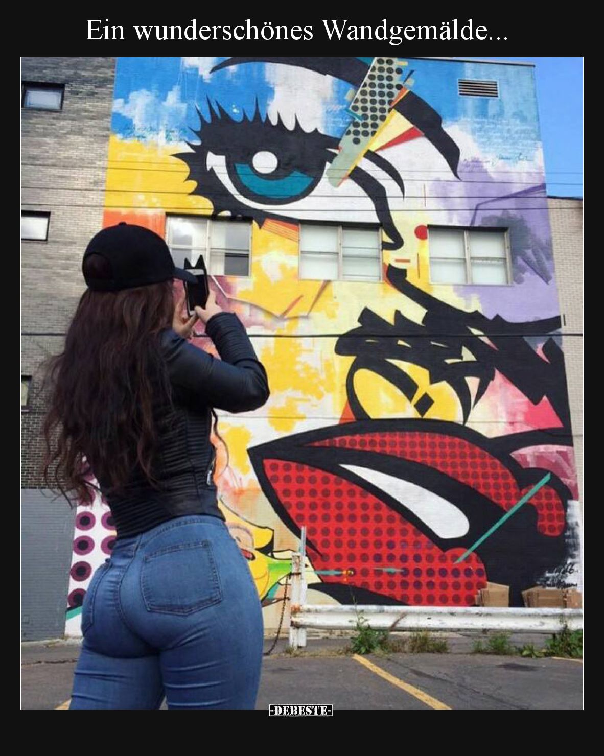 Ein wunderschönes Wandgemälde...