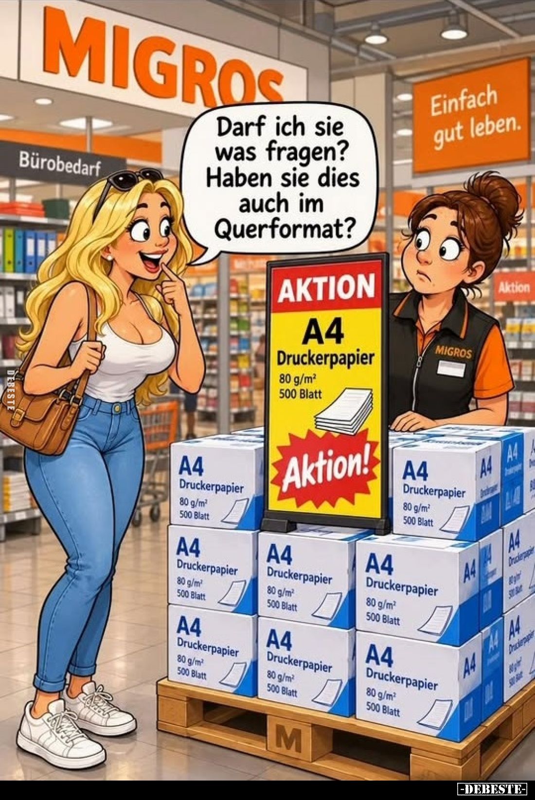 Darf ich sie was fragen? Haben sie dies auch im Querformat?