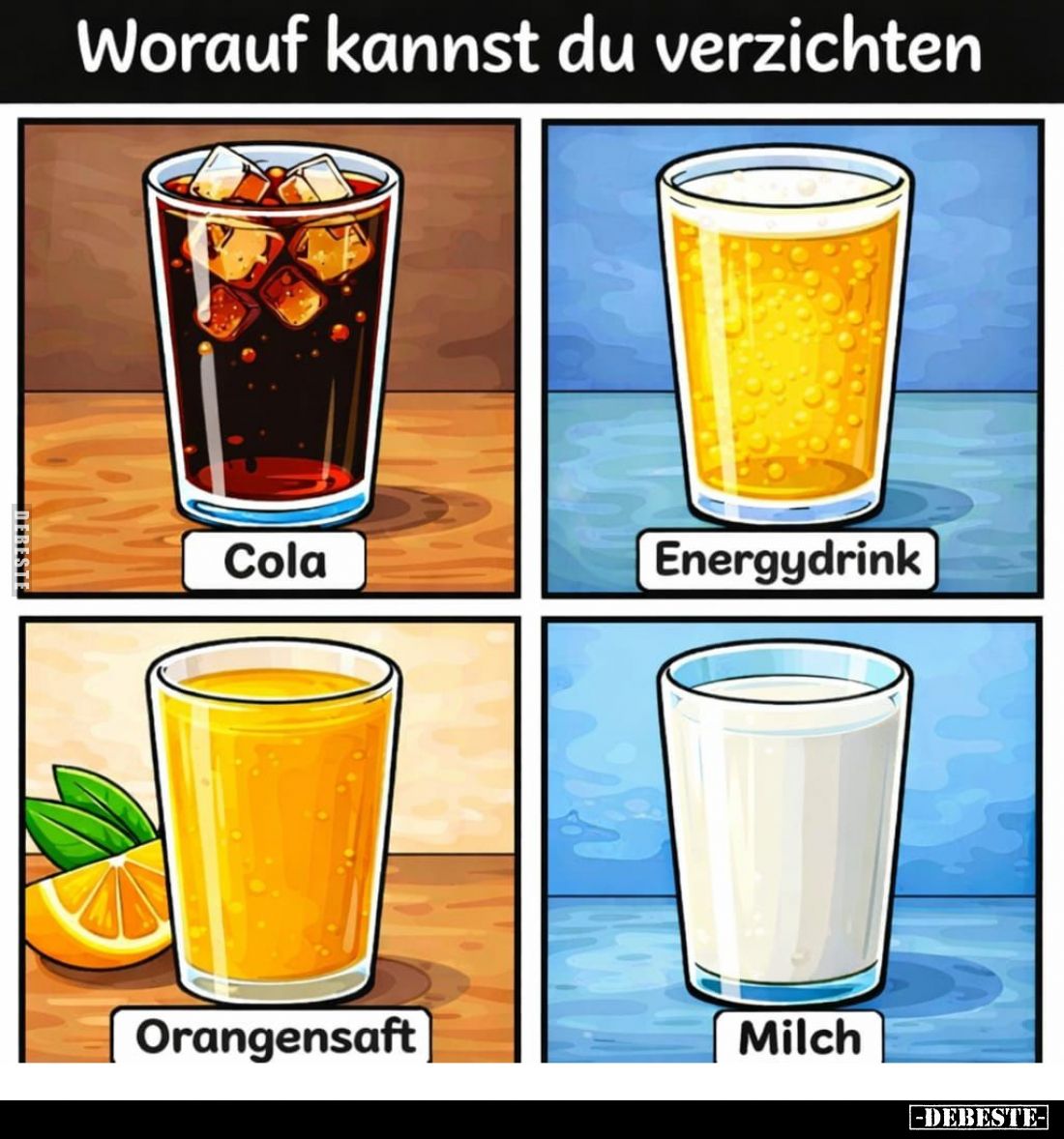 Worauf kannst du verzichten?.. - Lustige Bilder | DEBESTE.de