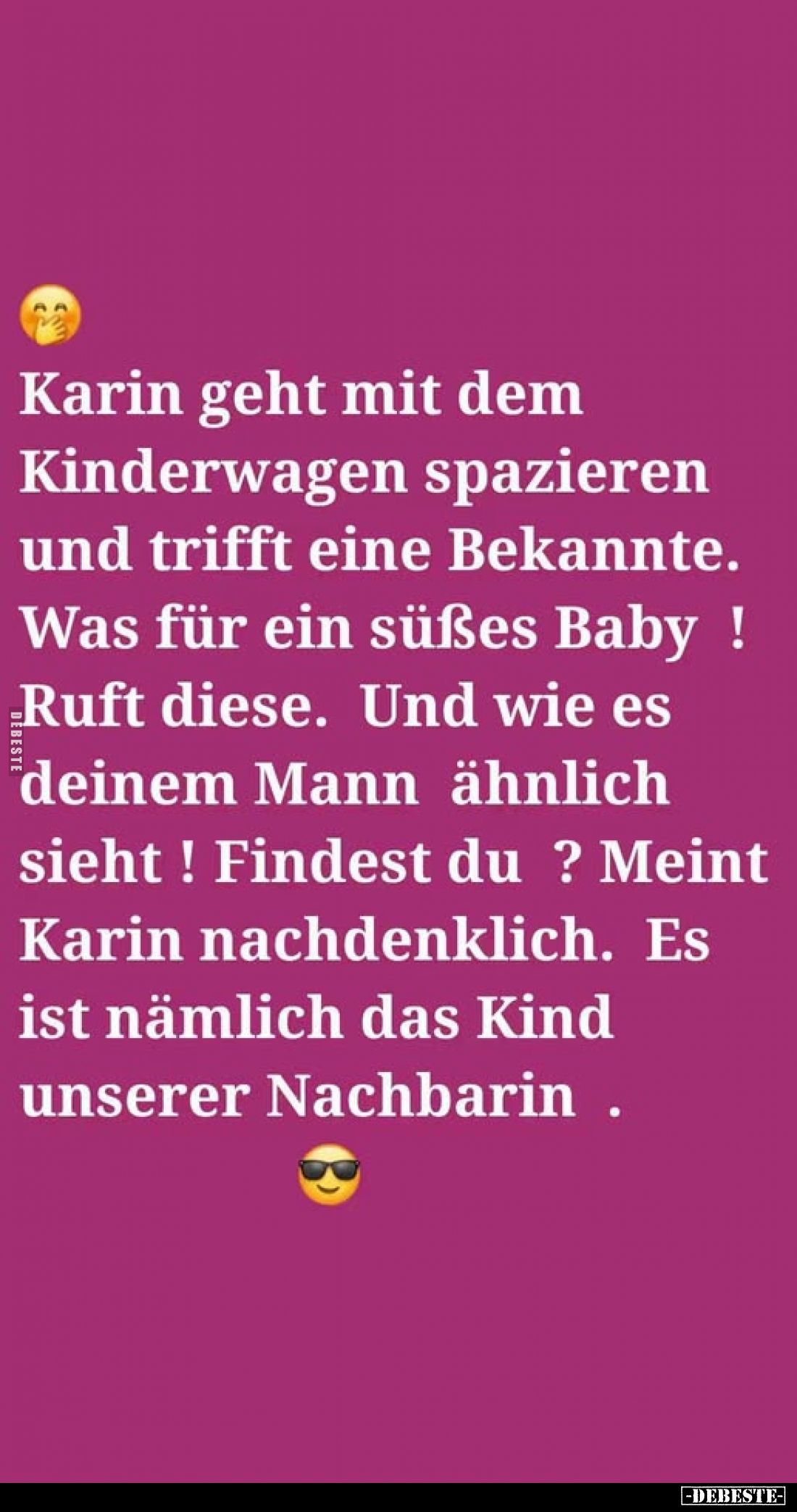 Karin geht mit dem Kinderwagen spazieren... - Lustige Bilder | DEBESTE.de