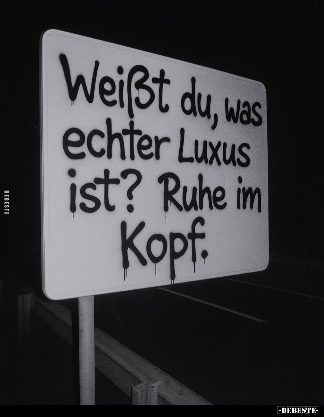 Weißt du, was Luxus echter ist?... - Lustige Bilder | DEBESTE.de