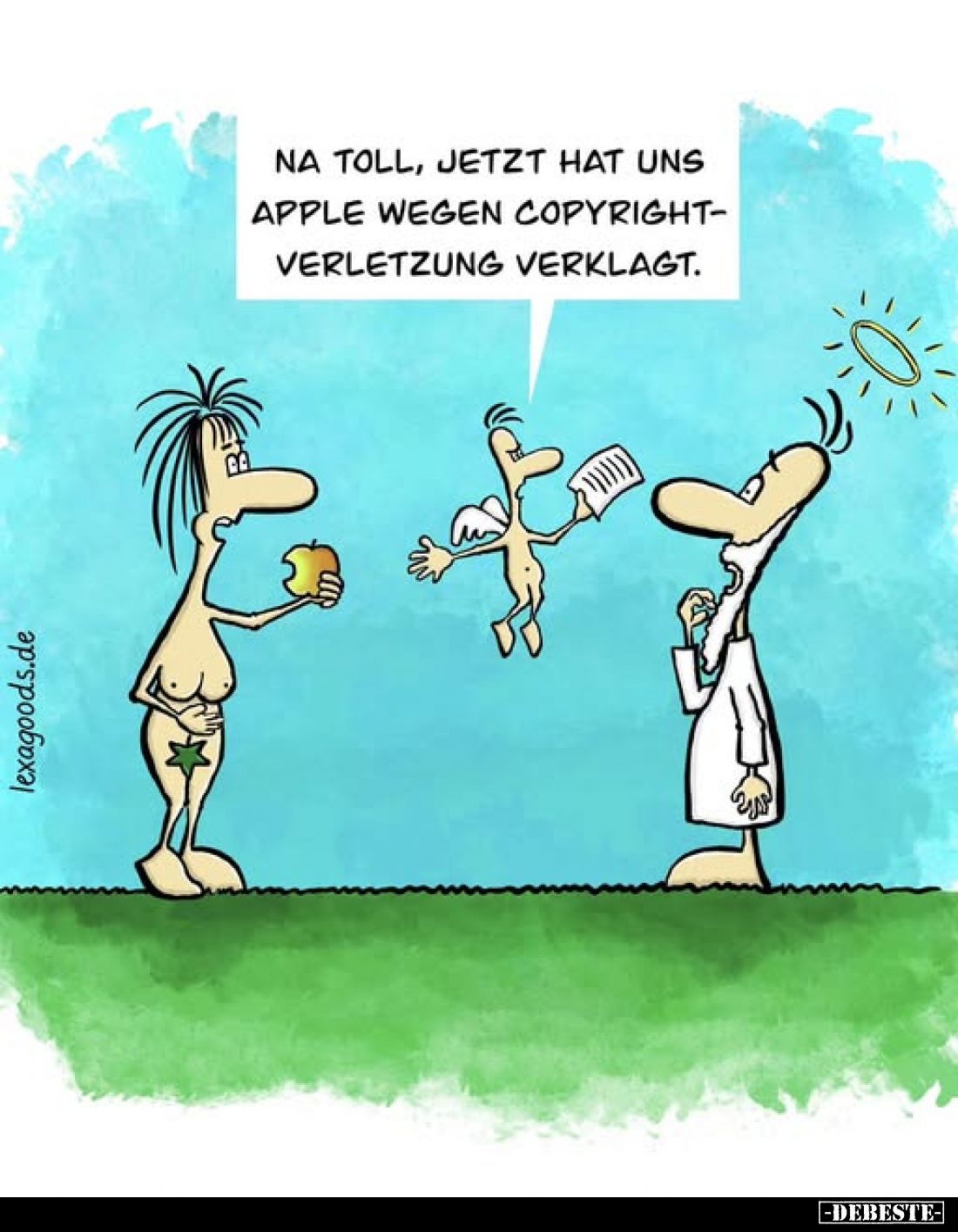 Na toll, jetzt hat uns Apple wegen Copyright-Verletzung verklagt.