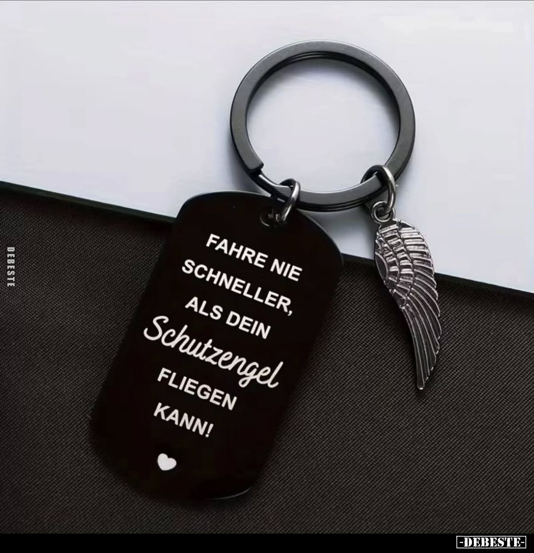 Fahre nie schneller, als dein Schutzengel fliegen kann!