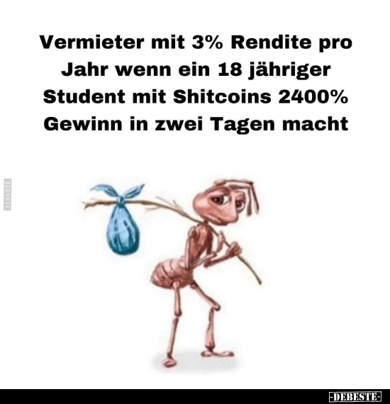 Vermieter mit 3% Rendite pro Jahr.. - Lustige Bilder | DEBESTE.de