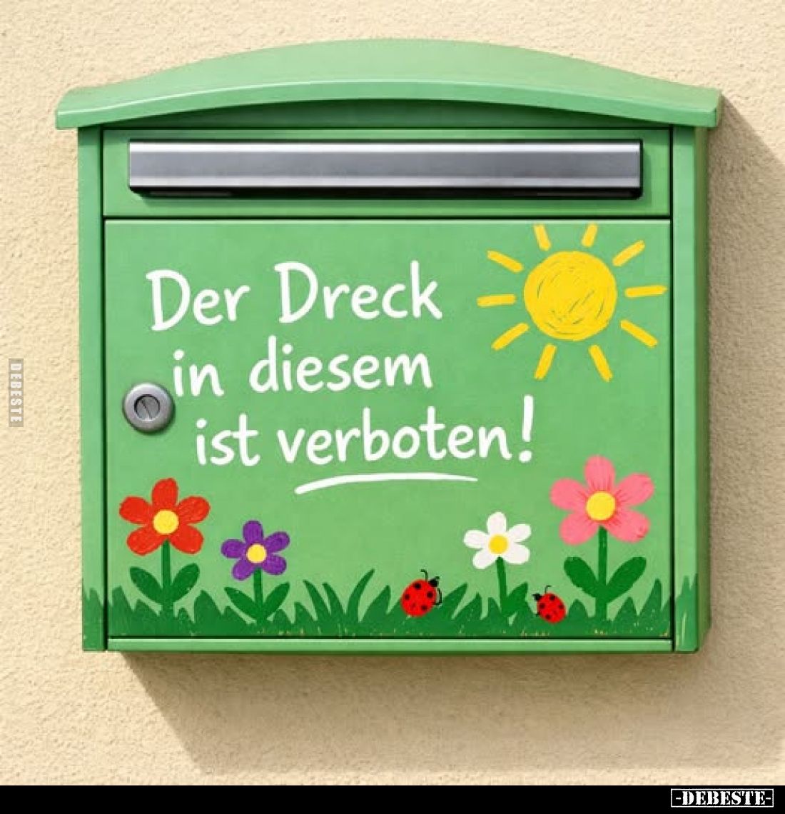 Der Dreck in diesem ist verboten!