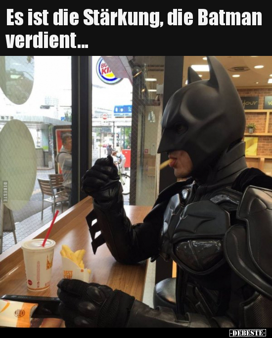 Es ist die Stärkung, die Batman verdient... - Lustige Bilder | DEBESTE.de