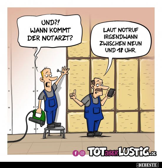 Und?! Wann kommt der Notarzt?.. - Lustige Bilder | DEBESTE.de