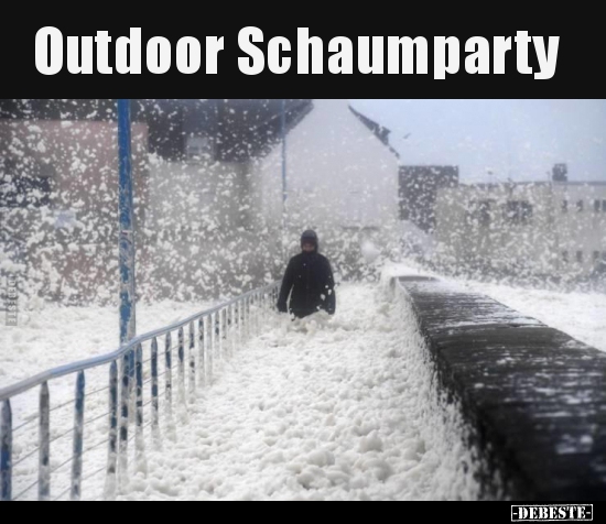 Outdoor Schaumparty..