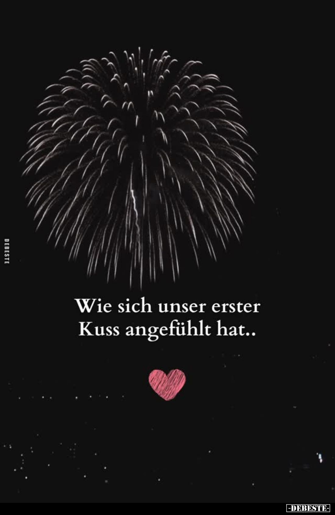 Wie sich unser erster Kuss angefühlt hat..