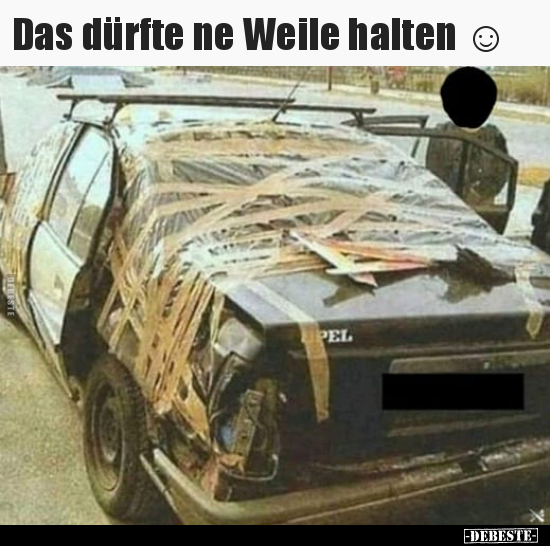 Das dürfte ne Weile halten.. - Lustige Bilder | DEBESTE.de