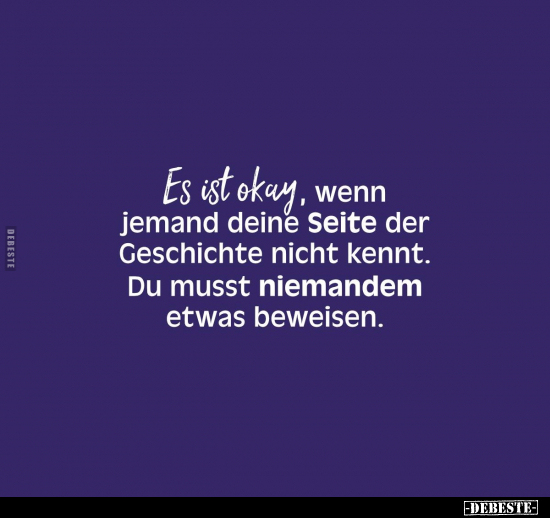 Es ist okay, wenn jemand deine Seite.. - Lustige Bilder | DEBESTE.de