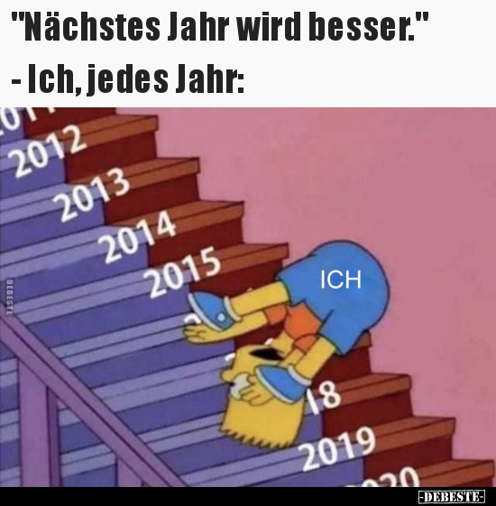 "Nächstes Jahr wird besser.".. - Lustige Bilder | DEBESTE.de