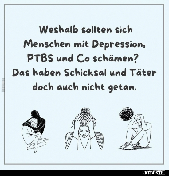 Weshalb sollten sich Menschen mit Depression.. - Lustige Bilder | DEBESTE.de