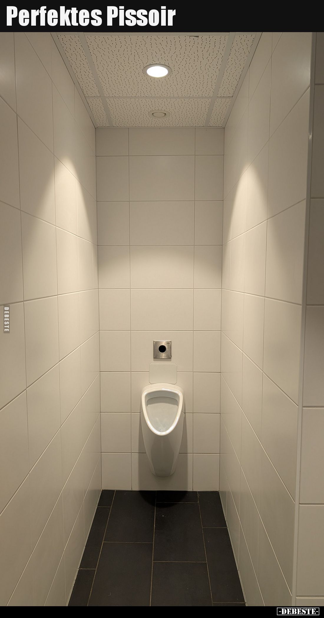 Perfektes Pissoir..