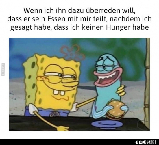 Wenn ich ihn dazu überreden will, dass er sein Essen.. - Lustige Bilder | DEBESTE.de