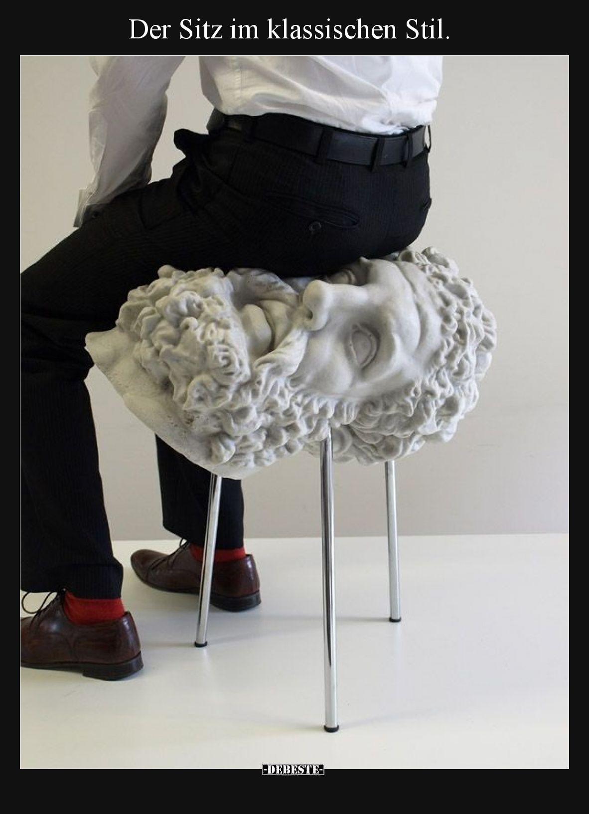 Der Sitz im klassischen Stil.