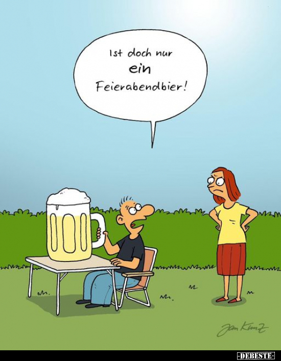 Ist doch nur ein Feierabendbier!.. - Lustige Bilder | DEBESTE.de