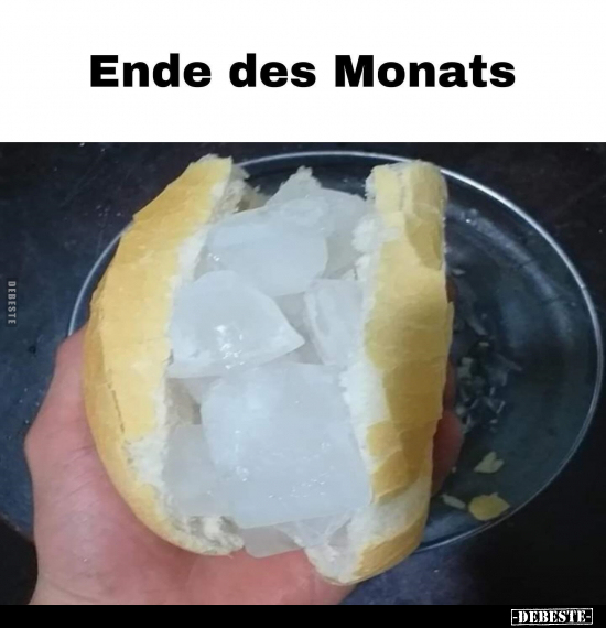 Ende des Monats... - Lustige Bilder | DEBESTE.de