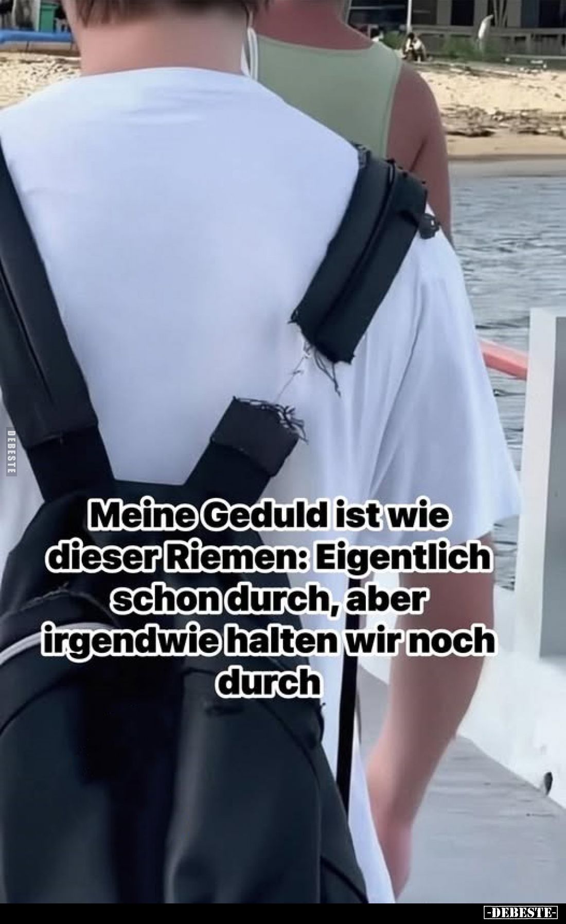 Meine Geduld ist wie dieser Riemen: Eigentlich schon durch.. - Lustige Bilder | DEBESTE.de