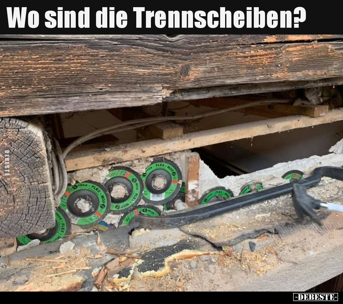 Wo sind die Trennscheiben?