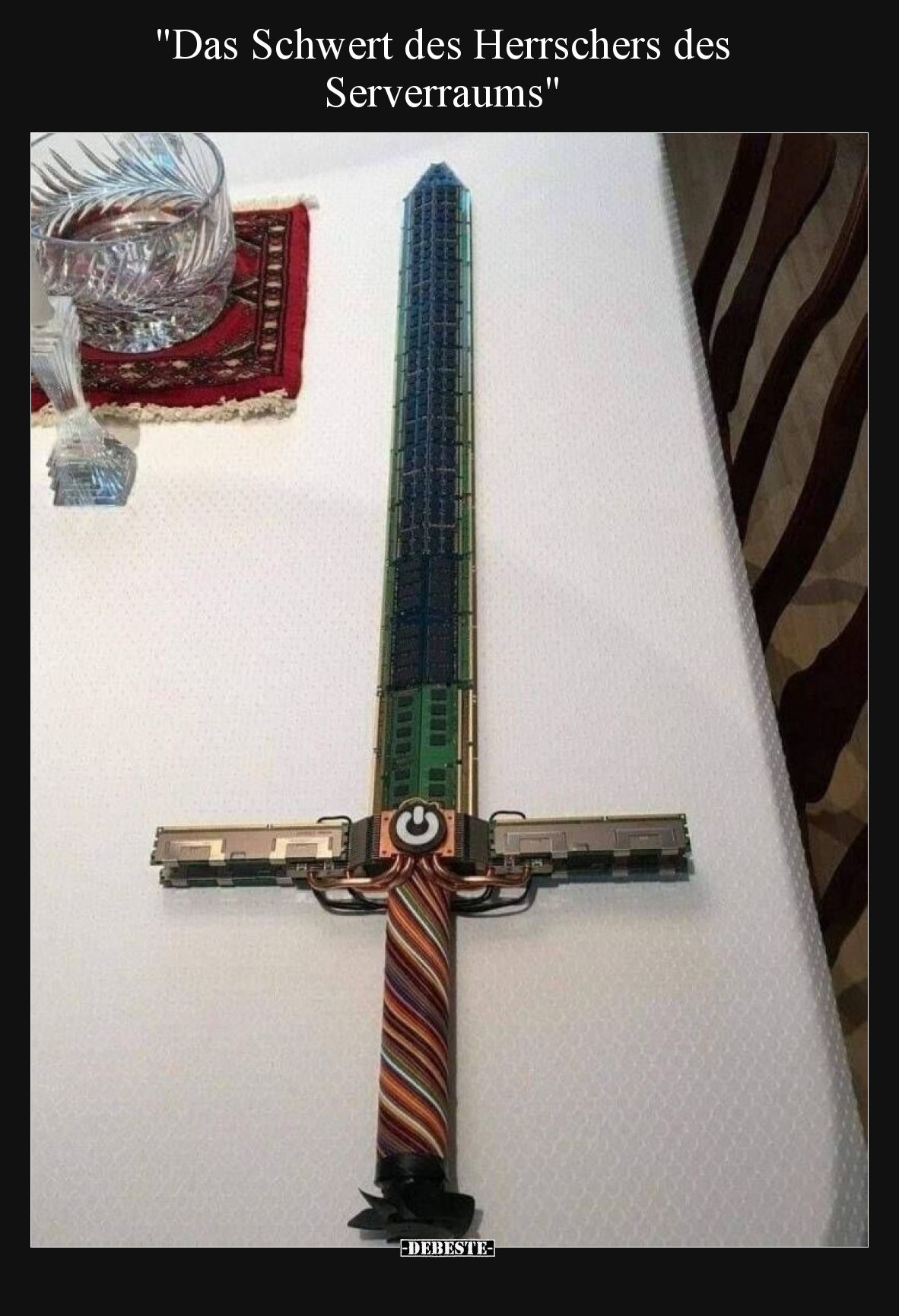 Das Schwert des Herrschers des Serverraums
