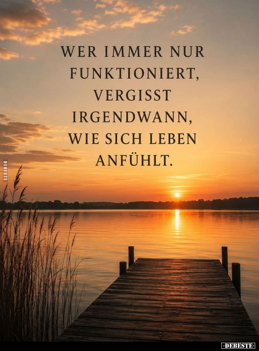 Wer immer nur funktioniert, vergisst irgendwann, wie sich Leben anfühlt.
