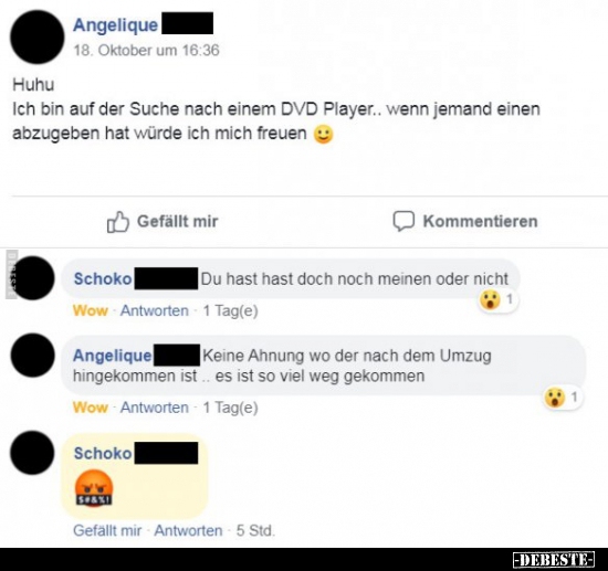 Ich bin auf der Suche nach einem DVD Player...
