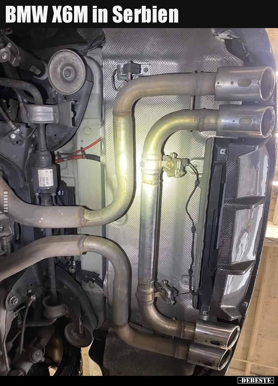 BMW X6M in Serbien..